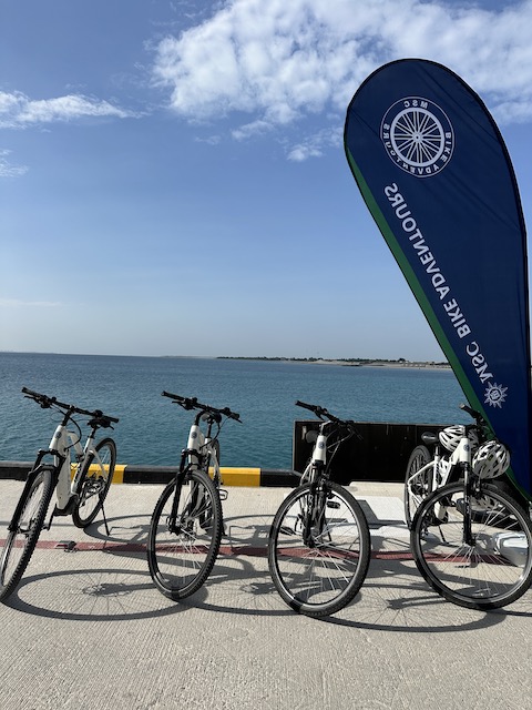 alquiler bicicletas Sir Bani Yas