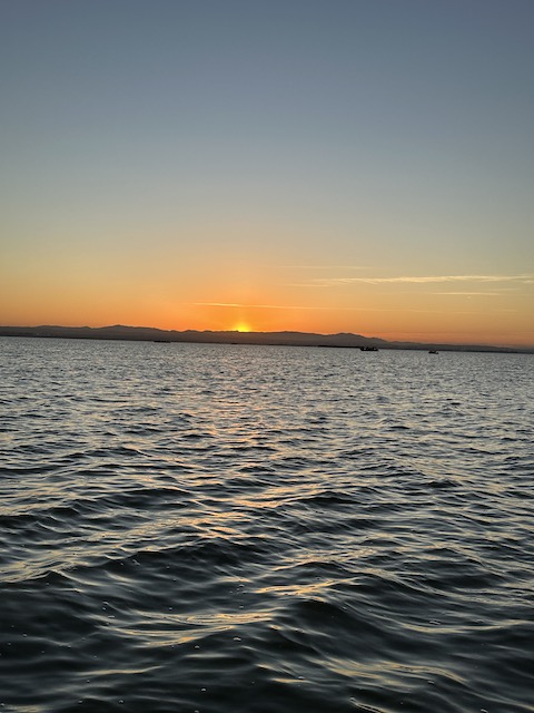 puesta de sol Albufera Valencia.