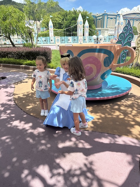 Encuentro con personajes Disneyland Hong Kong