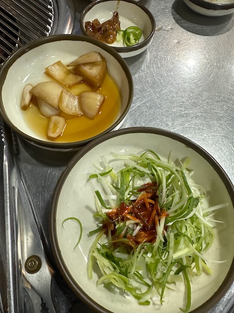 barbacoa coreana acompañamientos