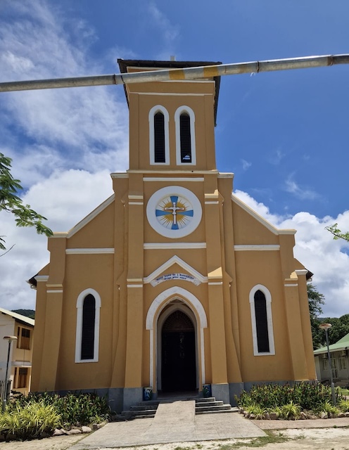 iglesia la Digue seychelles
