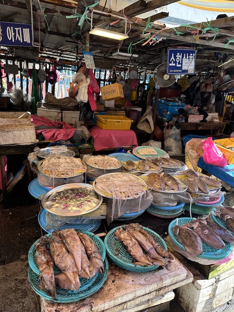 busan en 2 o 3 días, mercado de pescado