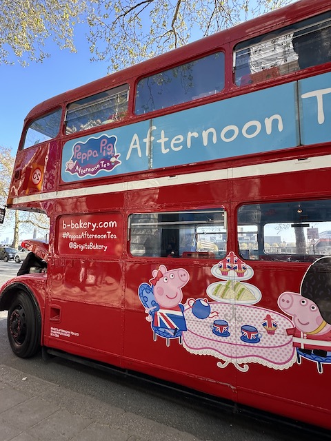 afternoon tea pepa pig londres