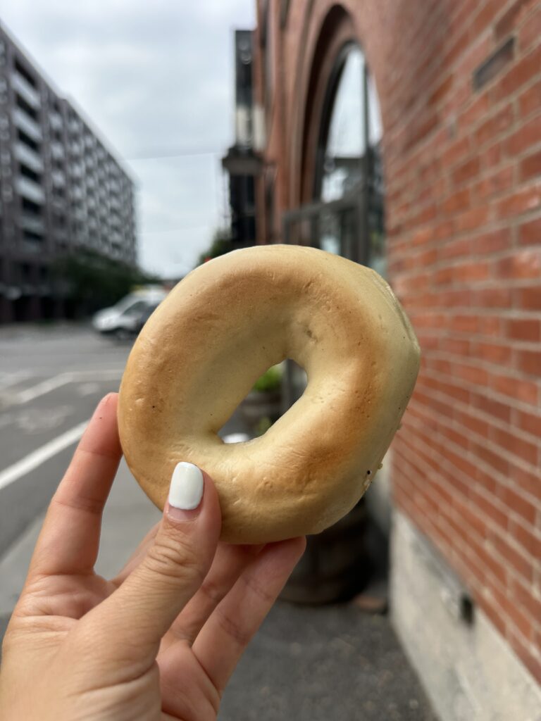 bagels de Montreal. Comida típica de Canadá