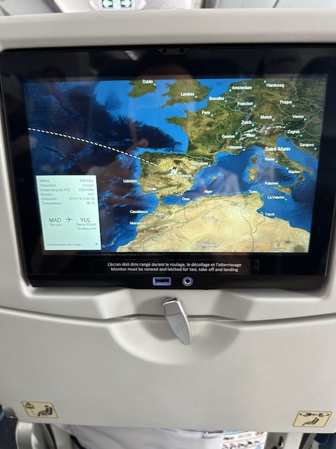mapa air transat