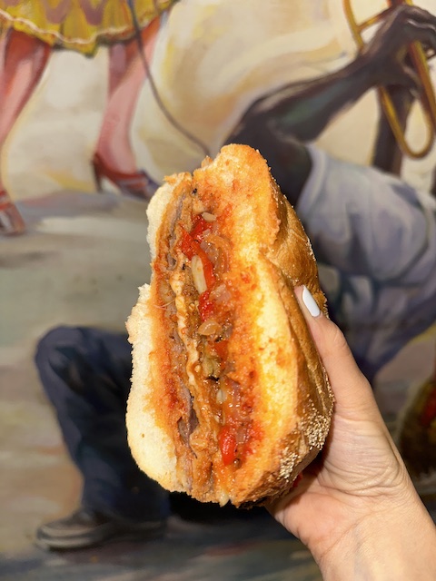 bocadillo "El Padrino" ...Mercado de Toronto